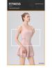 High-Waist Lace Tennis Dress with Chest Pads & Tummy Control