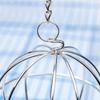 Round Sphere Feed Dispenser Suspendable Plated Hay Rack Ball Pet Toy Guinea Pig Hamster Rabbit Grass Hanging Ball Toy