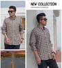 Camicia a quadri in flanella a maniche lunghe da uomo taglie forti Autunno/Inverno