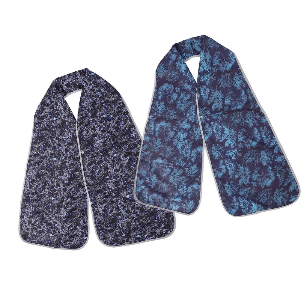 Reversible Adult Bib Oil and Dirt Proof Adult Bib Scarf Elderly Dining Clothing Protector for Adults