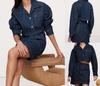 New Dark Casual Denim Suit for Women