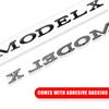 Autoaufkleber 2025 Neu Tesla Auto Außen Dekor ABS Auto Heckklappe Kofferraum Motorhaube Aufkleber Emblem Abzeichen Aufkleber Für Tesla Modell