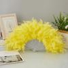 Wedding Dance Hand Fan Party Props Feather Foldings Fan for Woman Dance Fan