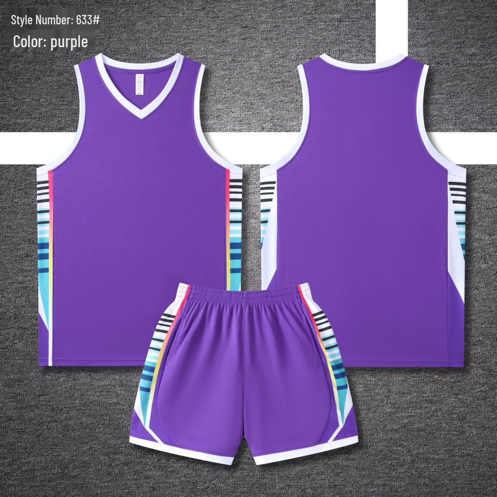 Custom Basketball Uniform Set: Quick-Dry, Breathable, Unisex, Short Sleeve