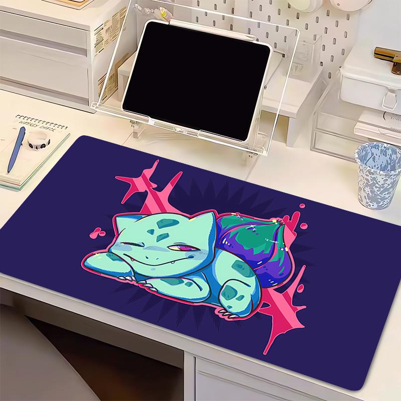 

Mouse Pad P-Pokemon Bulbasaur Gamers Computer Extended Game Mousepad Laptop Desk Mouse Mat Gaming Keyboard Rubber Durable Carpet 30x60x0.2cm