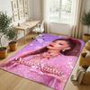 Gepersonaliseerd Kristal Fluweel Tapijt, Ariana Grande Aangepaste Bedrukte Naam, Pluche Vloerkleed Voor Huis Binnen Decor