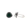Green Onyx Gemstone 925 Sterling Silver Jewelry Handmade Groom Cufflinks 0.62" CL-8-14