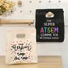 Une Super Atsem Toi Ne S'oublie Jamais Comme Print Lunch Bag Summer Jiuce Ice Cooler Bag Picnic Insulated Thermal Bag Astem Gift