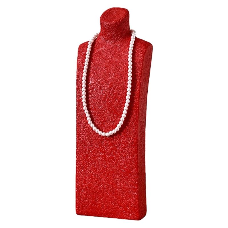 Sturdy Base Jewelry Holder with Thickened Support Ensuring Stability for Necklace Exhibition Secure Display
