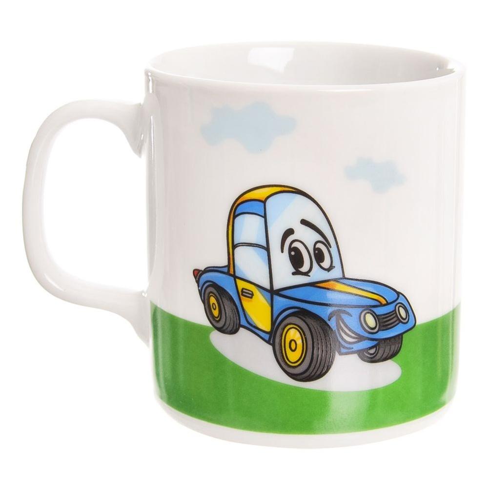 Children's porcelain breakfast set AUTO 3 pcs.