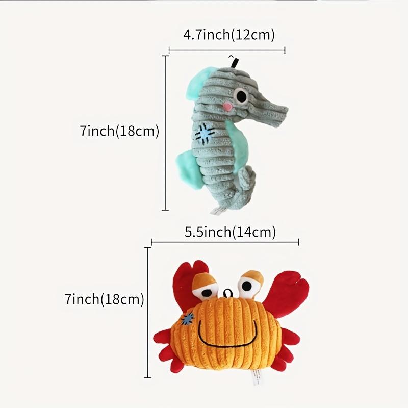 Interactive Dog Squeaker Toy Puppy Toys Durable Corduroy Squeak Pet Toys Dogs Indestructible Dog Plush Chewing Toy Pet Bite Toys