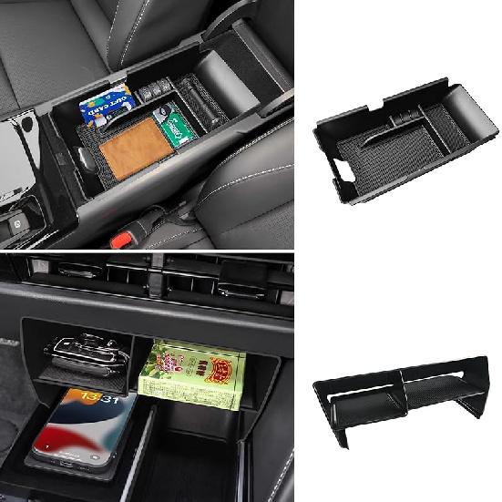 3PCS Center Console Organizer Compatible With 2025 2026 Toyota Camry 9Th Gen Accessories, Armrest Organizer Interior Ert And Under Screen Storage Box