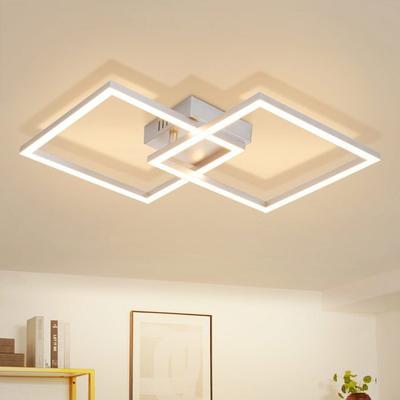 LED Ceiling Light - NETTLIFE - 24W - 3000K Warm White - Adjustable - Metal/Acrylic