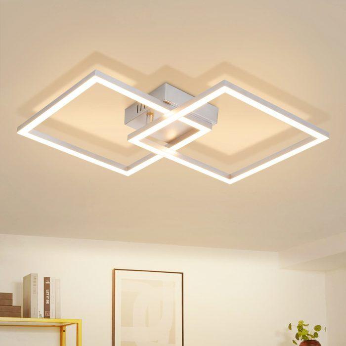 LED Ceiling Light - NETTLIFE - 24W - 3000K Warm White - Adjustable - Metal/Acrylic