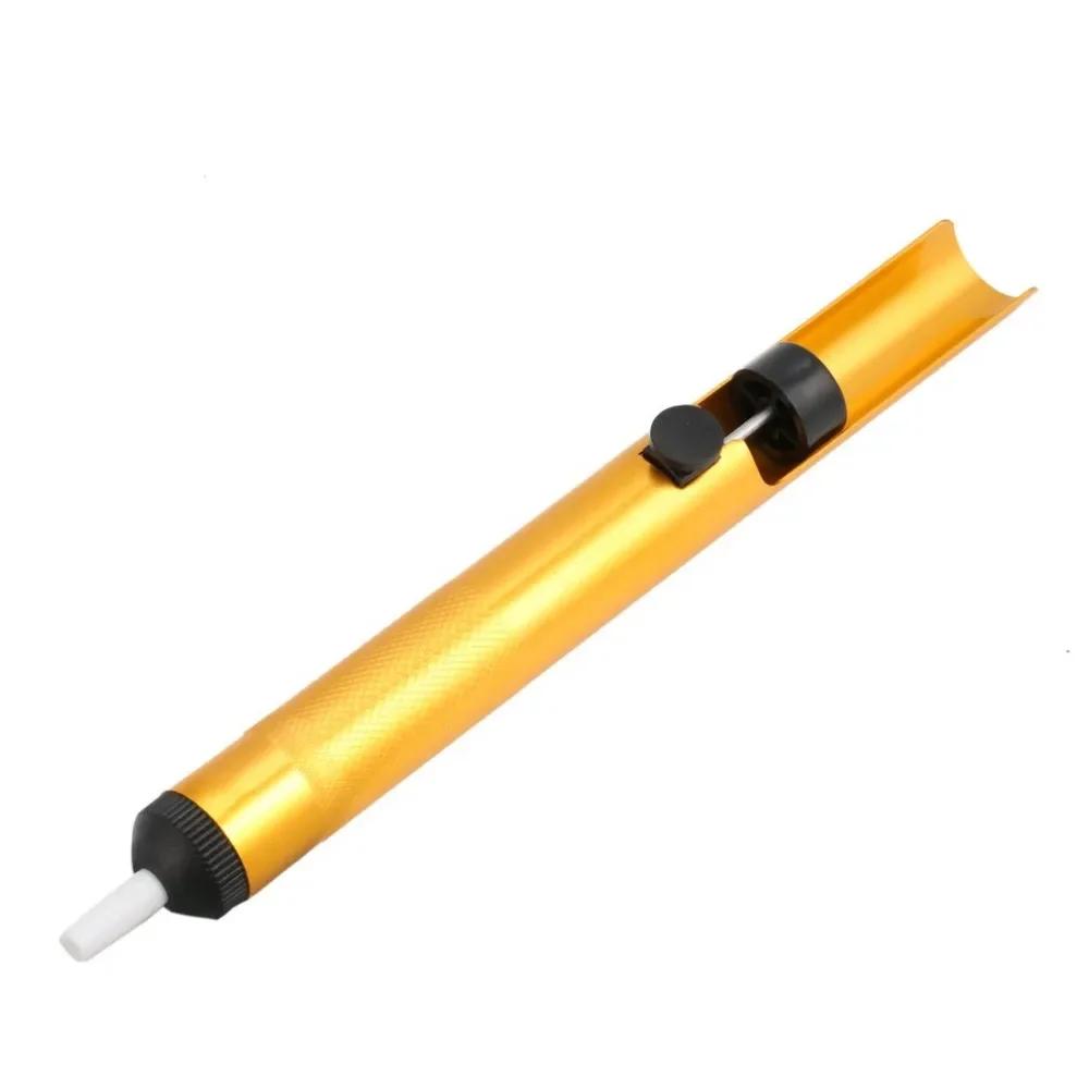 Aluminum metal desoldering pump desoldering gun desoldering pen disassembly vacuum soldering iron desoldering tool manual weldin