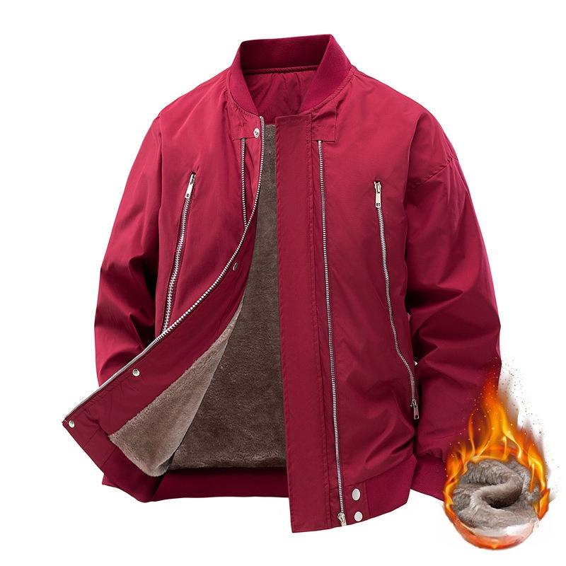 Padded Thickened Comfortable and Versatile Jacket Men Spring and Autumn Loose Trend Retro Baseball Suit Couple Models Coat Men