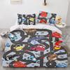 Lightning McQueen Duvet Cover Set Comforter Bedding 3d Children'S Bedding Set 3-Piece 1 Quilt Cover King Size
