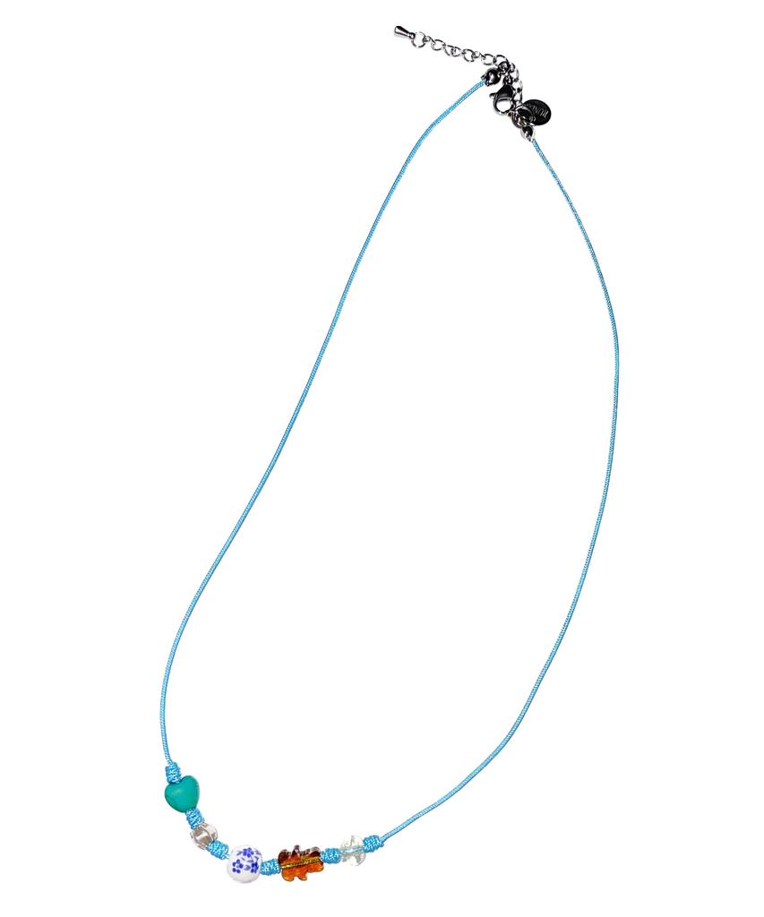 Runds Sky Blue Gemstone Necklace
