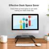 Suptek Desktop Monitor Laptop Display Stand with Computer Monitor Keyboard Perforated Desktop Posture Stationery No Tools Load Capacity MST004 Stand,
