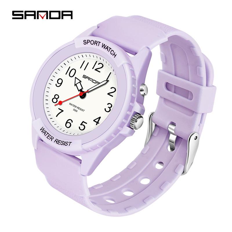 Sanda Retro Luminous Quartz Watches for Men & Women - Fashionable Sports & Outdoor Waterproof Watches