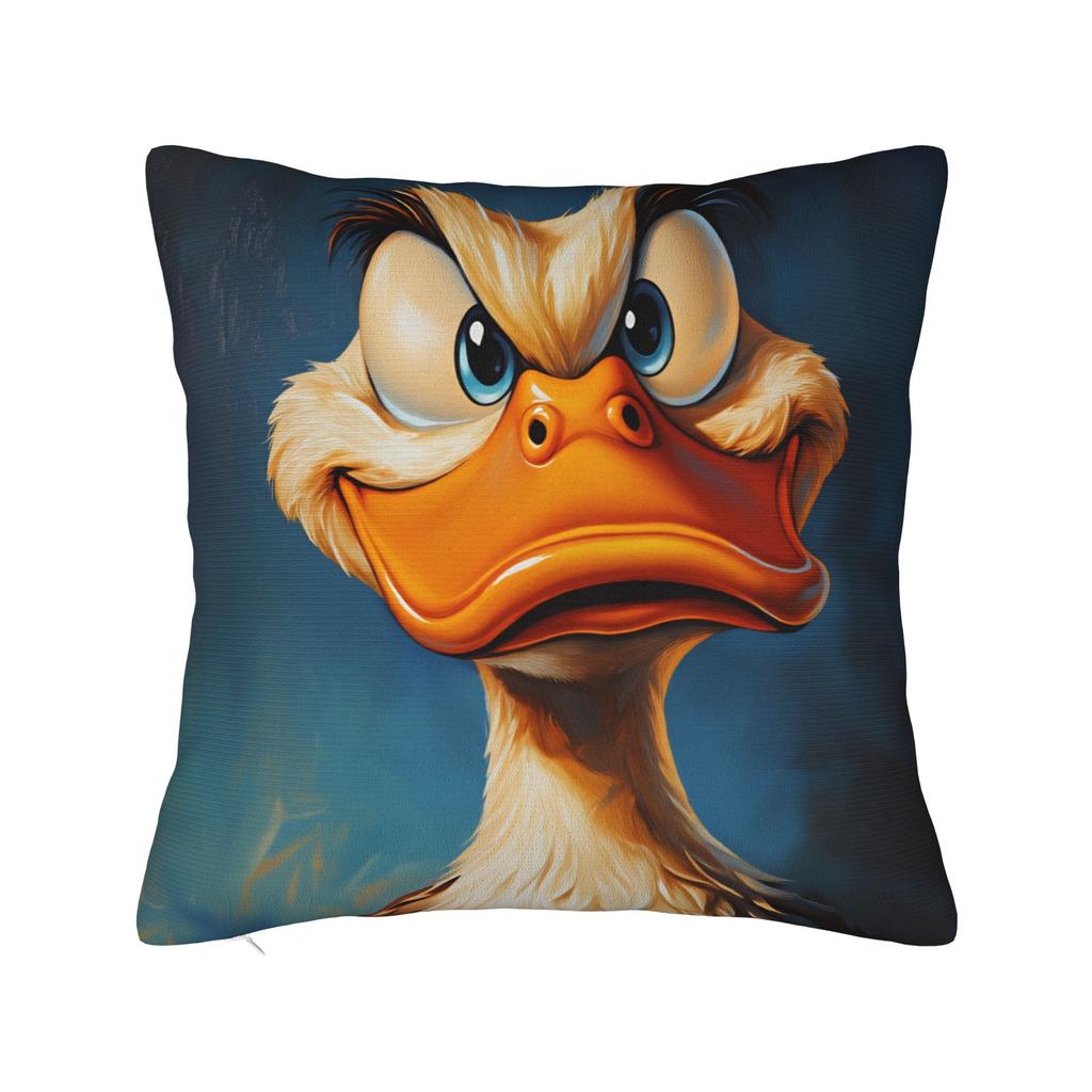 Funny Duck Pillow Case Soft Pillow Cover For Couch Sofa Bedroom Kawaii Pillowcases