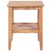 VidaXL Table basse 40x40x50 cm Carrée Teck solide