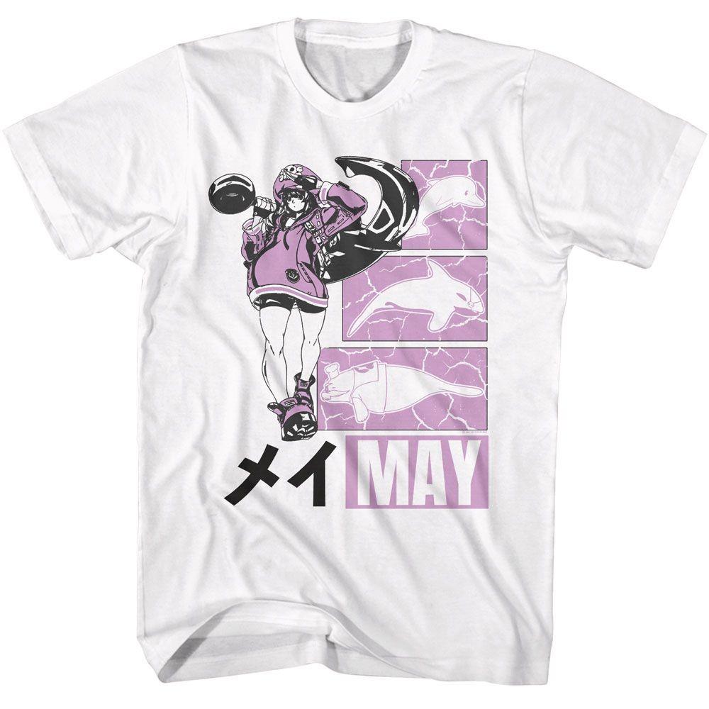 Guilty Gear May With Sea Friends White Gaming Shirt S