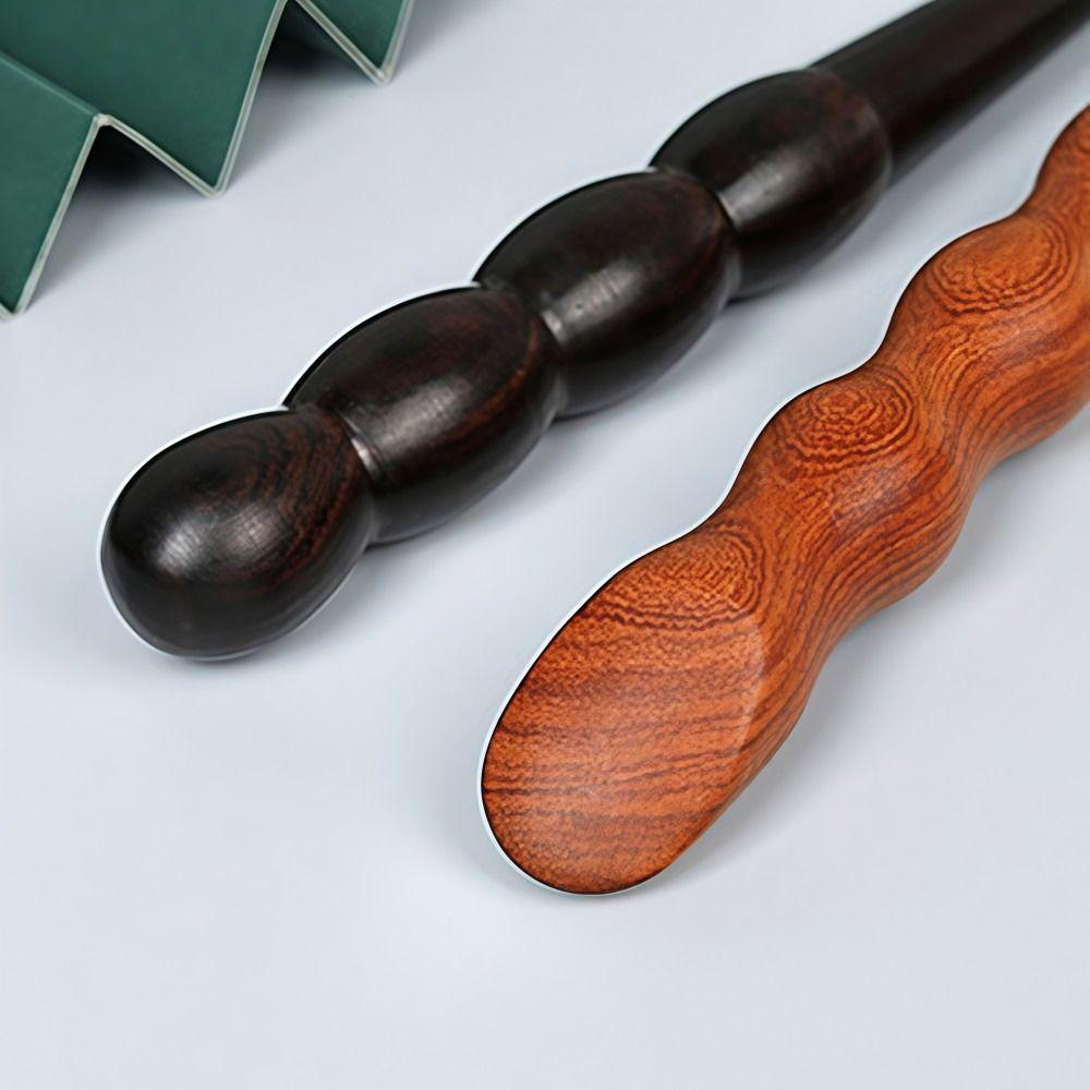 Handheld Gua Sha Point Massage Tools Wooden Stress Relief Sandalwood Foot Massager Muscle Relaxation Acupressure Pen