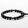 prayer beads for men striped ebony Shiny 22 balls Pure silk tassel with head Comes with beads bag rosary informal rosary funeral Visiting a grave