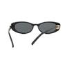 Retro Oval Frame Sunglasses Fashion Personalized Trendy Small Frame Sunglasses Punk Cat Eyes Sunshade Sun Protection Glasses