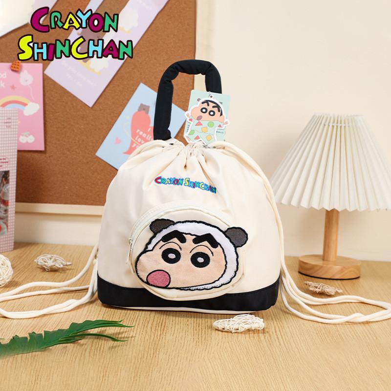 Chan Shin Crayon Large Capacity Backpacks Cutes Cartoon Girl Children Bags Out