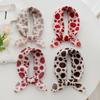 1116 New Polka Dot Cotton and Linen Small Square Scarf Headscarf Spring and Autumn Women's Versatile Neck Small Scarf Summer Thin Scarf