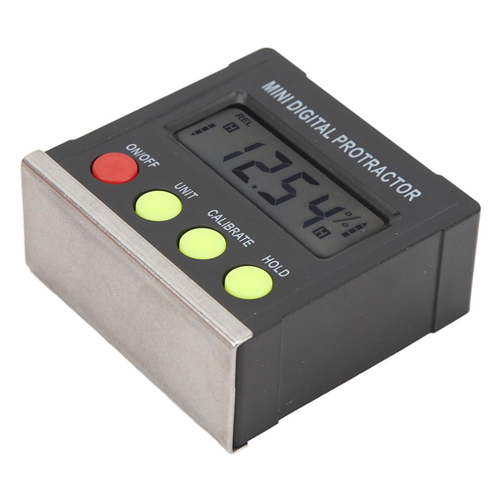 Digital Angle Finder Gauge High Accuracy 4 Botton Electronic Level and Angle Gauge