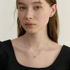 _petit Cubic Ribbon Necklace