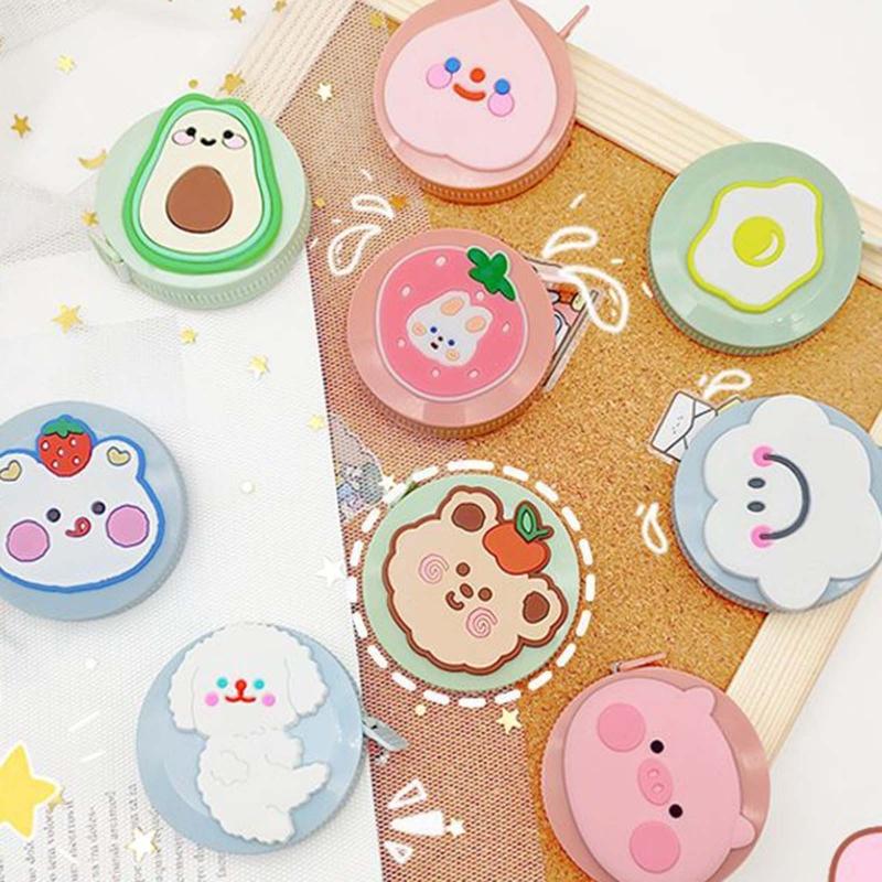 Soft Tape Measure Double Scale Body Tape Measuring Retractable for Tailor Sewing DIY Crafts Cloth Waist Body Measurement