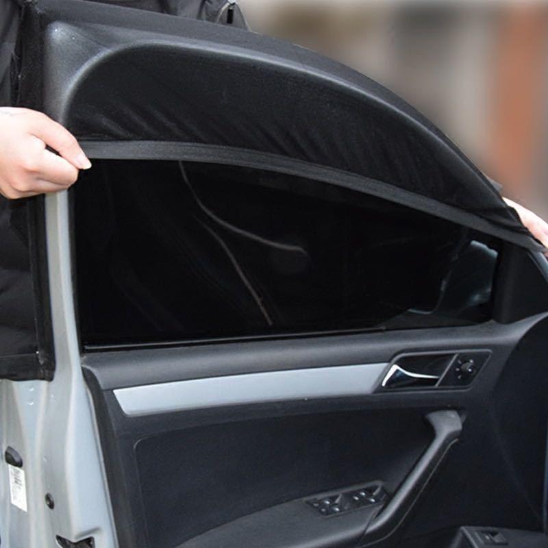 2 Stück Sonnenschutz Auto Seitenfenster-Bildschirm Universal Sonnenblende Netz für Seitenfenster Mesh-Material Baby Kinder Haustiere Verdunkelungsschutz Privatsphäre