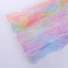 10Yards Wave Edge 6cm Wide Gift Wrapping Gradient Sewing Supplies Craft Accessories for Headwear Hat DIY Fishtail Yarn