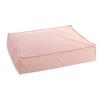 Coussin panier en textile 80 x 60 x 18 cm Rose