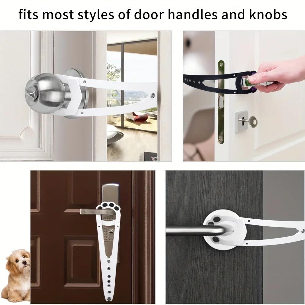 1pc Upgraded Strong & Flexible Stopper Keeps Doors Open Prevents Dogs from Entering Pet Areas, Easy Install No Tools Needed