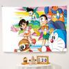 Doraemon Party Blue Cat Children Photography Backdrop Background for Baby Children Photocall Photo Studio