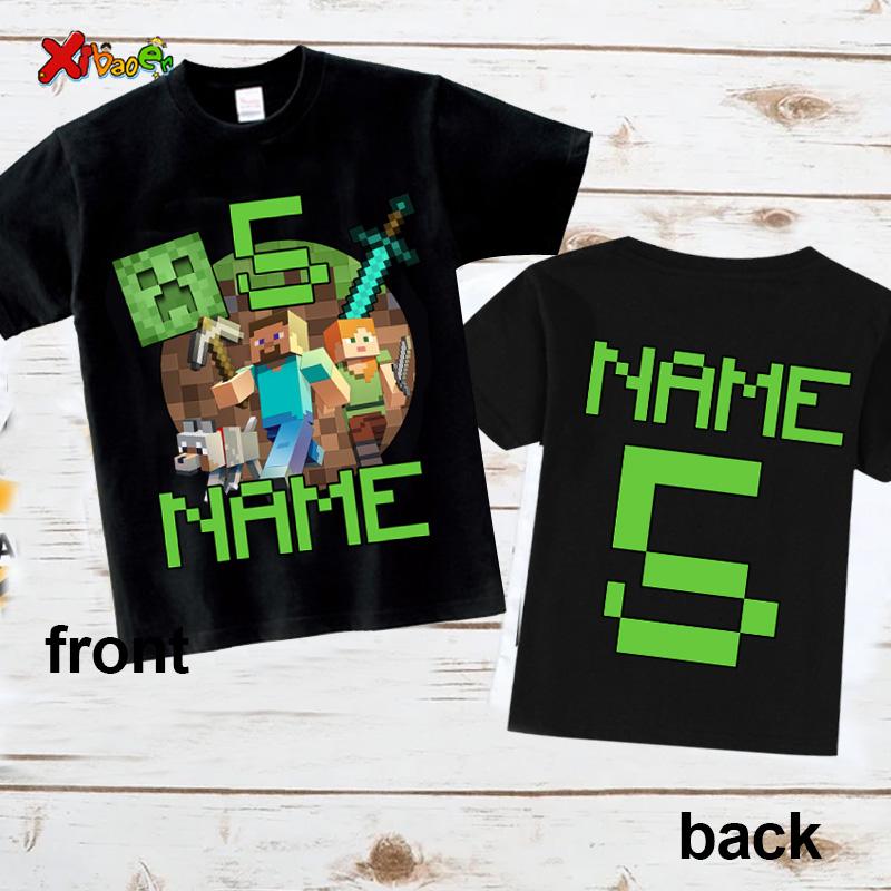 9th Birthday Boy Shirt 10th Birthday Outfit Summer Theme T-shirt Kids Matching Outfits Birthday T Shirt 8th 7th 6th Boys Shirts
