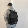 Large Capacity Korean for High School Mesh Casual Backpack for Black [ZESU] Women's Backpack, Style, School, Students, Men, Women, Commuters,