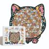 Cat Puzzle Toy Wooden Special-Shaped Puzzle Model Decompression Puzzle Handmade Puzzle