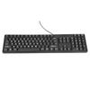 Wired Large Print Keyboard for Elderly 104 Keys Large Character Plug and Play USB Keyboard ABS Wired Keyboard for Laptop