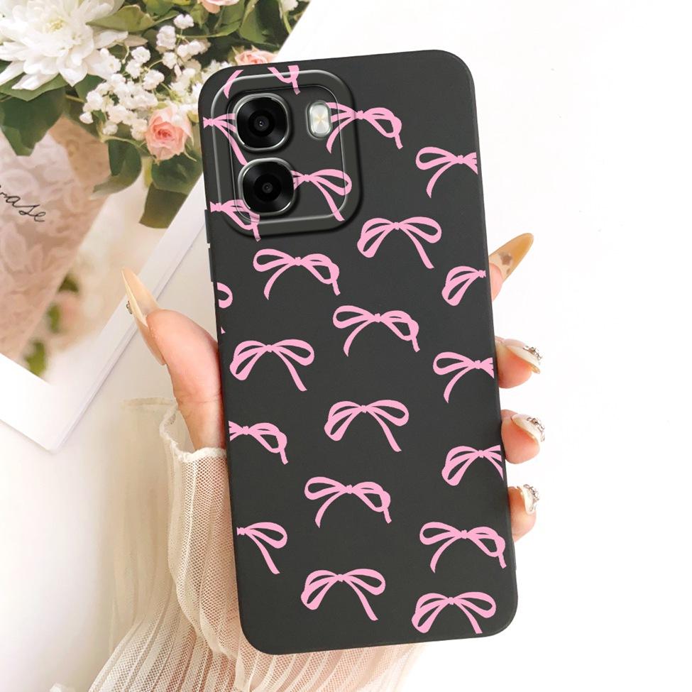 For Oppo A6x 4G CPH2819 5G CPH2783 Phone Case For Oppo A6x Cover Cute Kawaii Luxury Fashion Flowers Cool Painted Silicone Casing