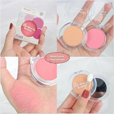 Monochromatická tvářenka Rozjasnění obličeje Dlouhotrvající voděodolný vyvíjející se Nahý make-up Natural Highlights One Disc Blush pro začátečníky Konturovací studentský make-up