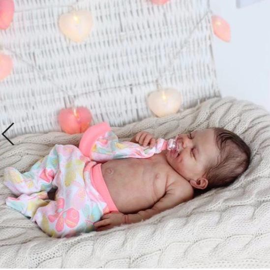 18 April Rebirth Doll Girl Toy Vinyl Simulation Baby Toy Hand Hair Transplant