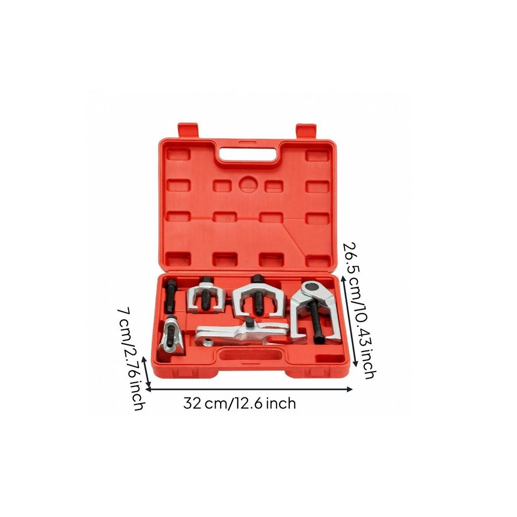 5 Pieces Ball Joint Puller Tools with Carrying Case Compact Tool Universal