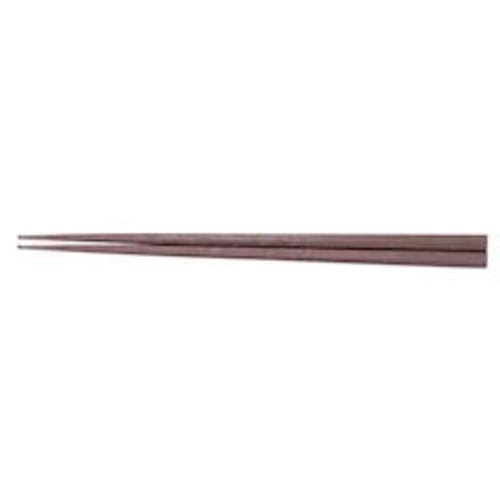 Akebono Sangyo 21cm Brown Chopsticks, Made in Japan, Commercial Use, Double-Embossed Tips for a Non-Slip, Secure Grip, PM-341