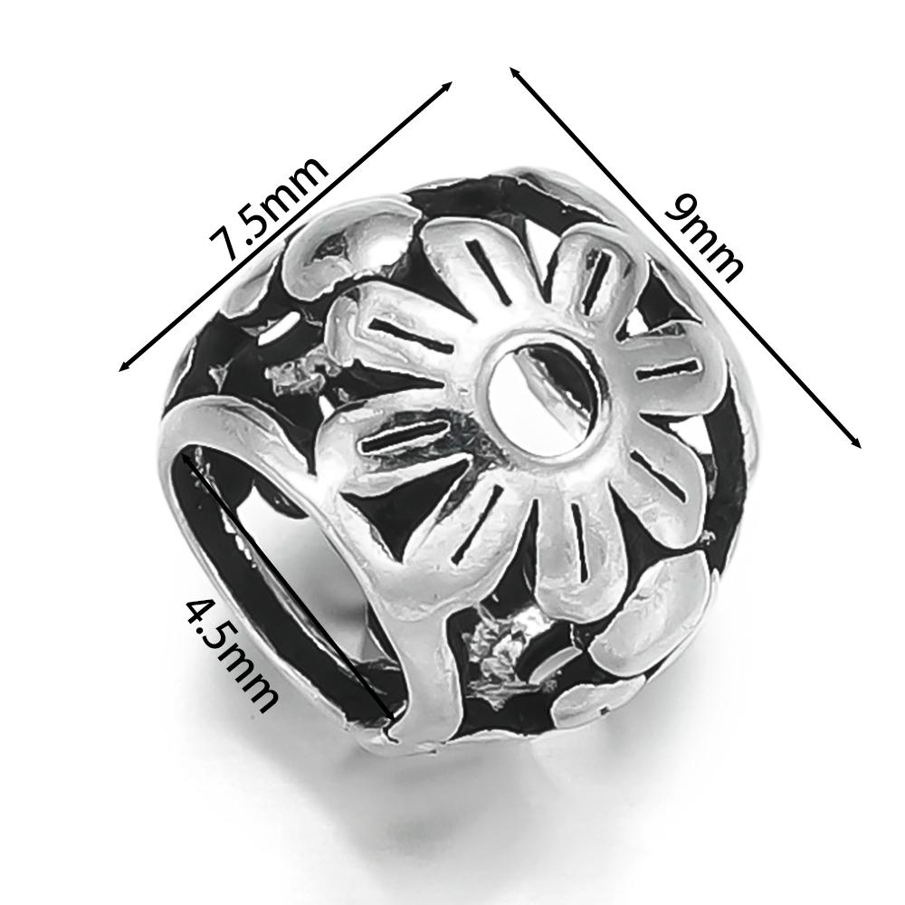 1pcs/lot 925 Sterling Silver Various Shape Silver Color Beads For DIY Jewelry Necklace Bracelets Making Supplies Accessories